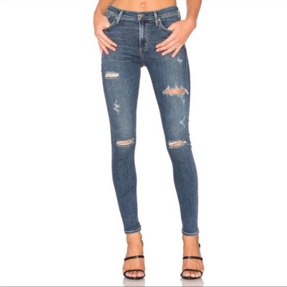 Agolde • sophie high rise skinny kansas city wash sz 31 - Picture 4 of 12